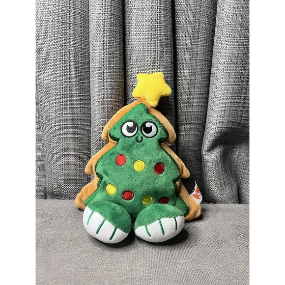 GUND Other - GUND Gingerbread Christmas Tree Star Plush Stuffed 10 Inch Toy Green Brown